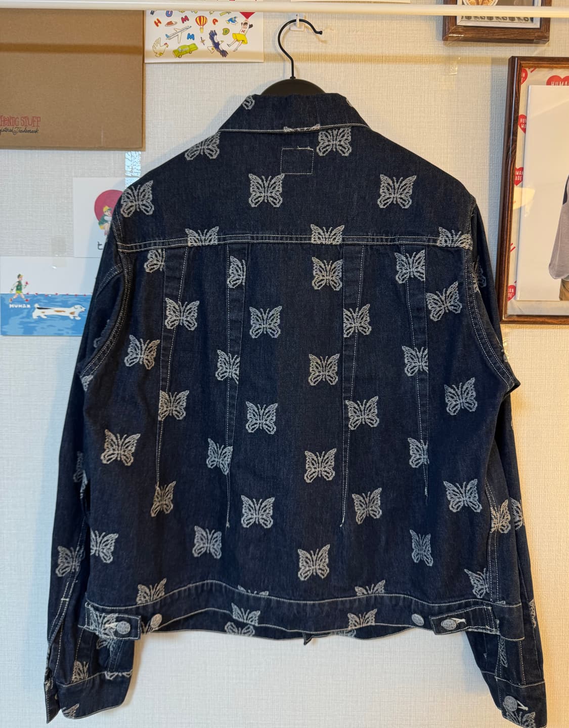 [S]니들스 빠삐용 데님 자켓 네이비 상품이미지4