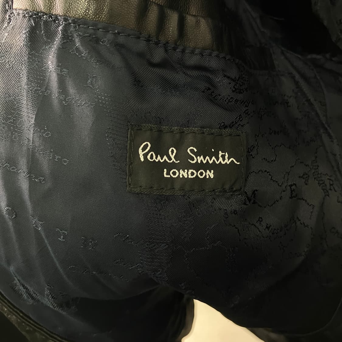 폴 스미스 레더 블레이저 자켓 XL 상품이미지3