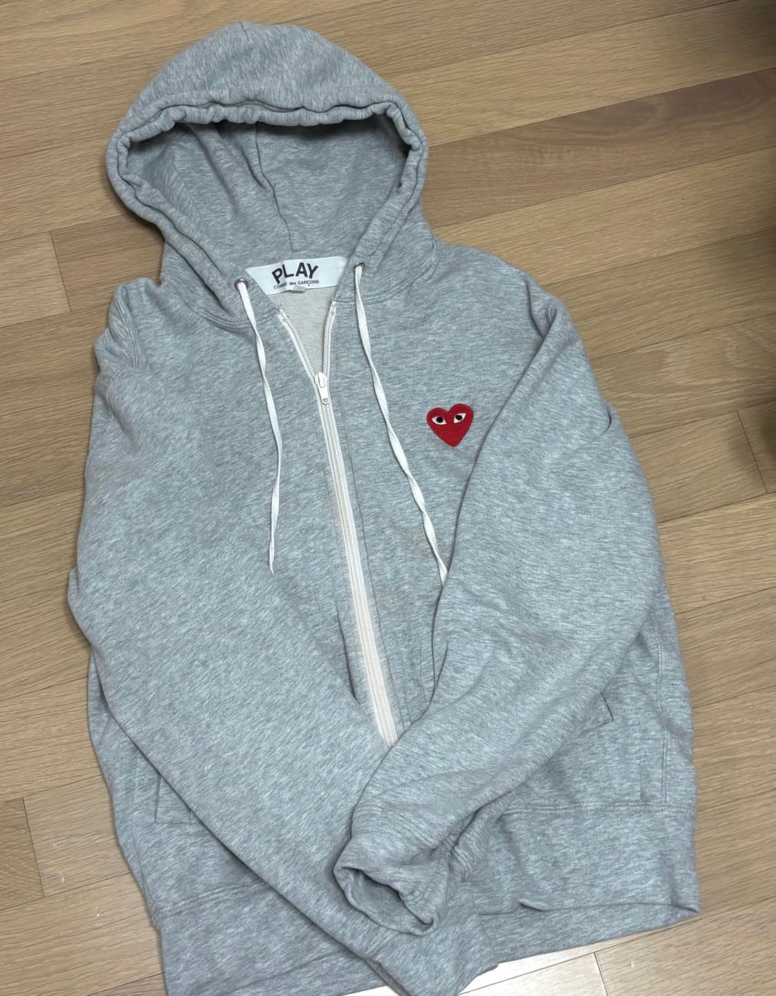 꼼데가르송 후드 집업 M 상품이미지1