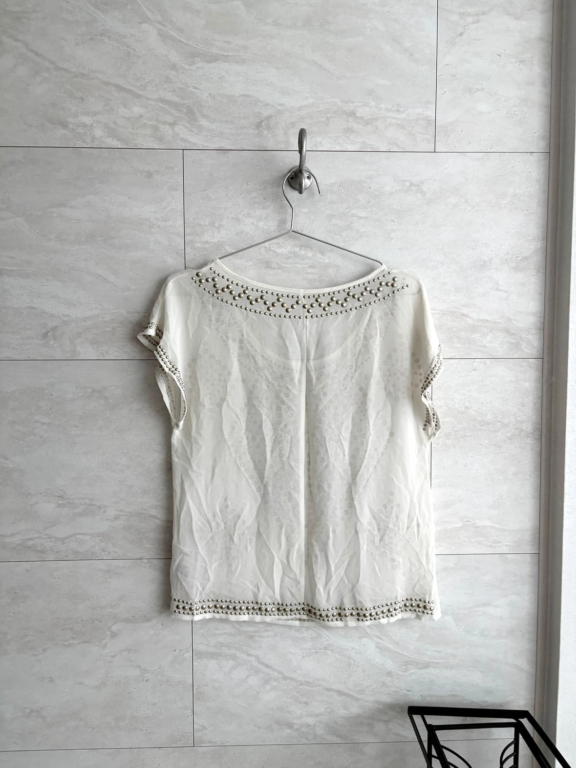 stud sheer top 상품이미지6