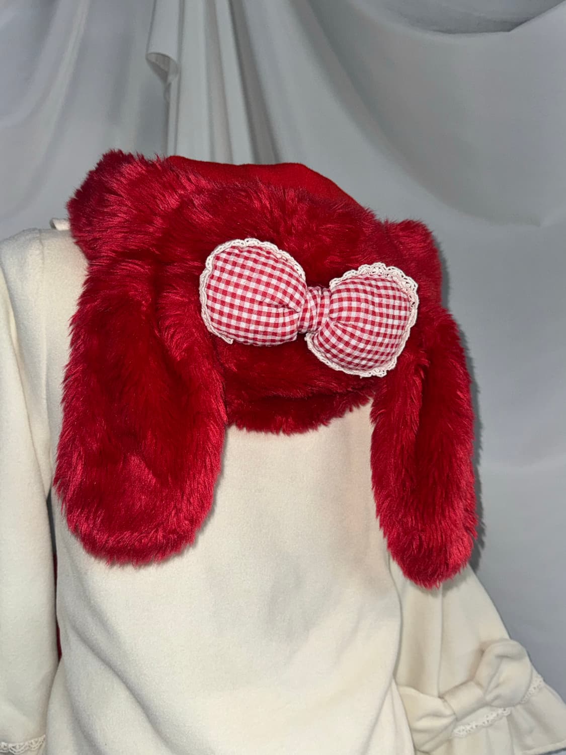 디어마이러브 디마럽 산리오 콜라보 마이멜로디 화이트 러블리 히메 코트 상품이미지6