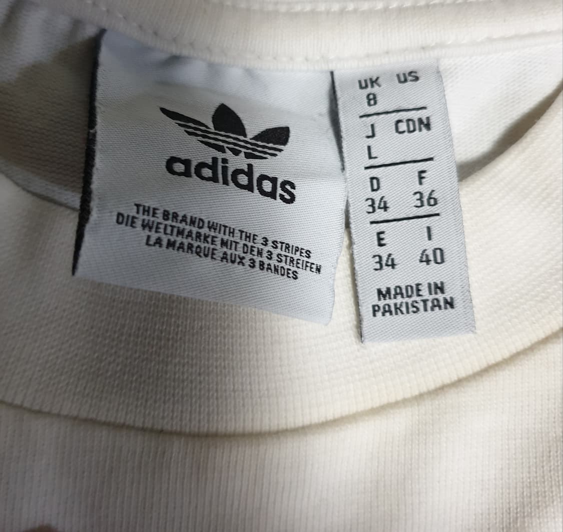아디다스 더블 파이어버드 코튼 반팔티 화이트 (L) 상품이미지3