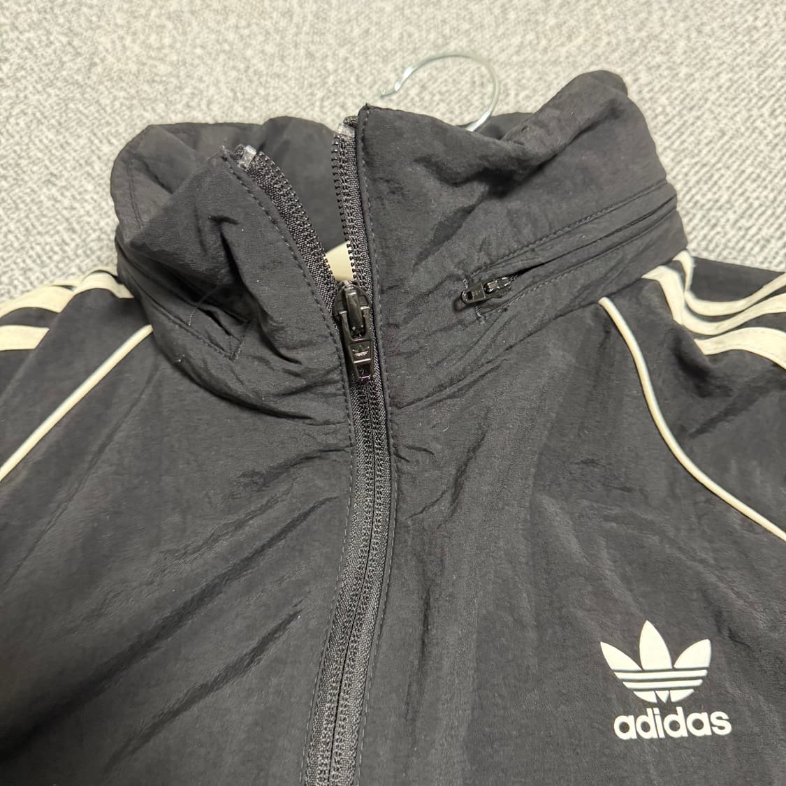 아디다스 파이어버드 바람막이 윈드브레이커 블랙 2XL SST 상품이미지3