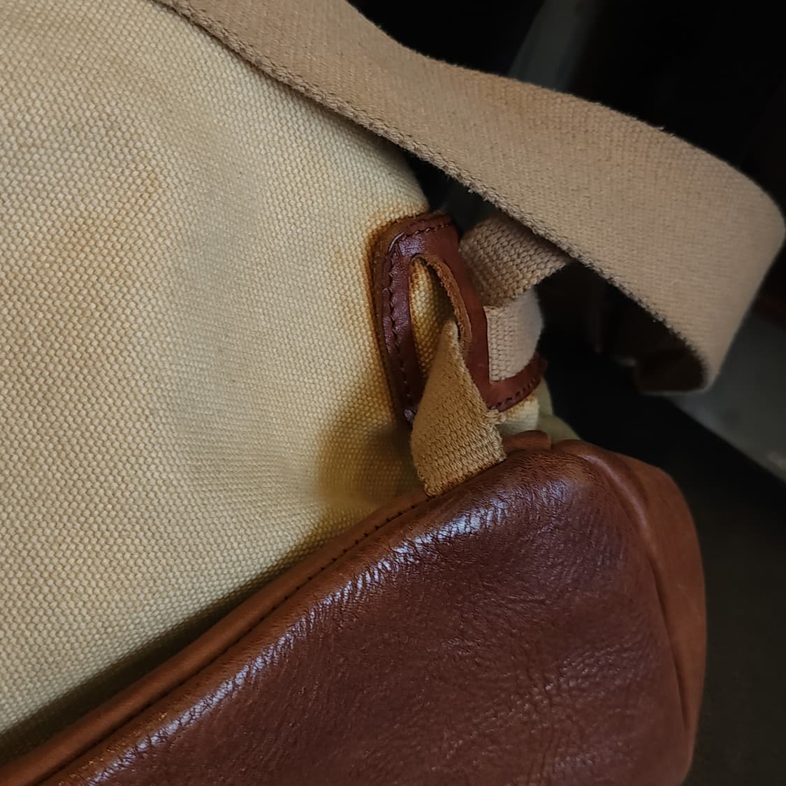 폴로 캔버스 레더 백팩 마운틴 백팩 랄프로렌 럭비 라인 상품이미지8