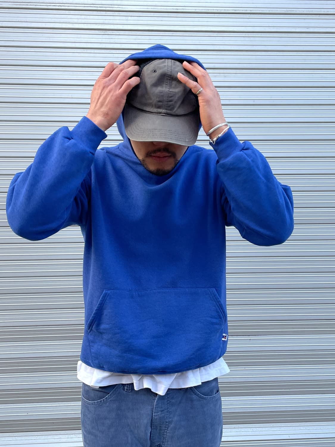 90s Russell Blue Hoodie(USA Made) 상품이미지1