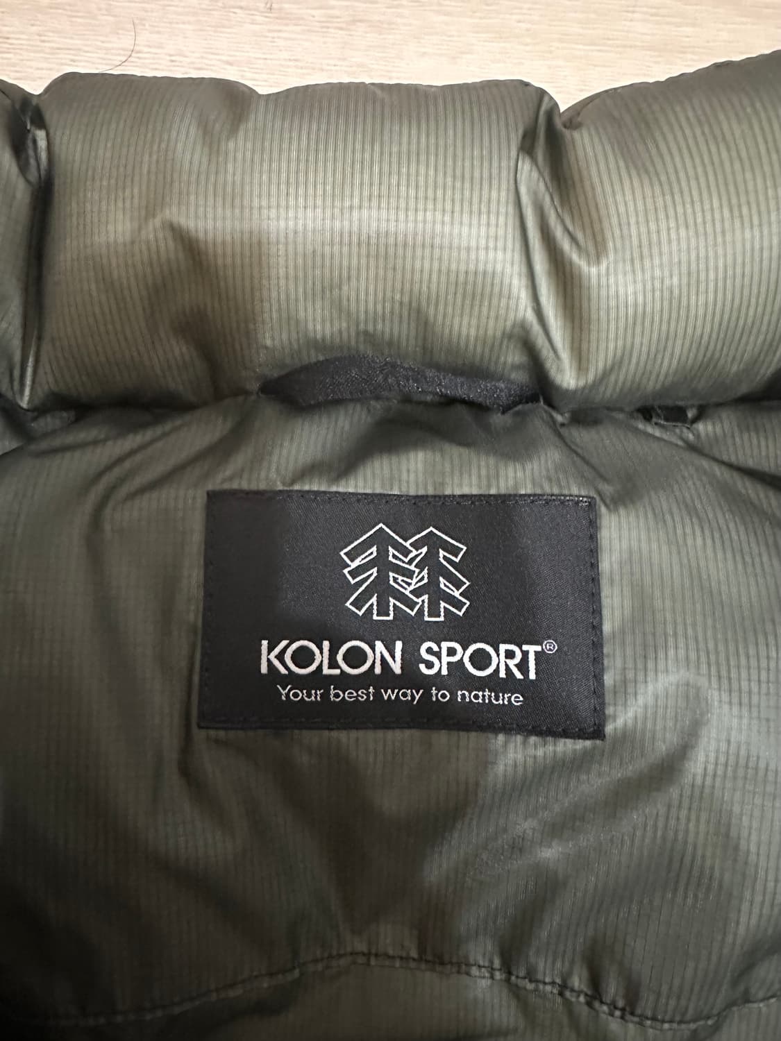 코오롱스포츠 다운베스트, 사이즈 110 상품이미지4