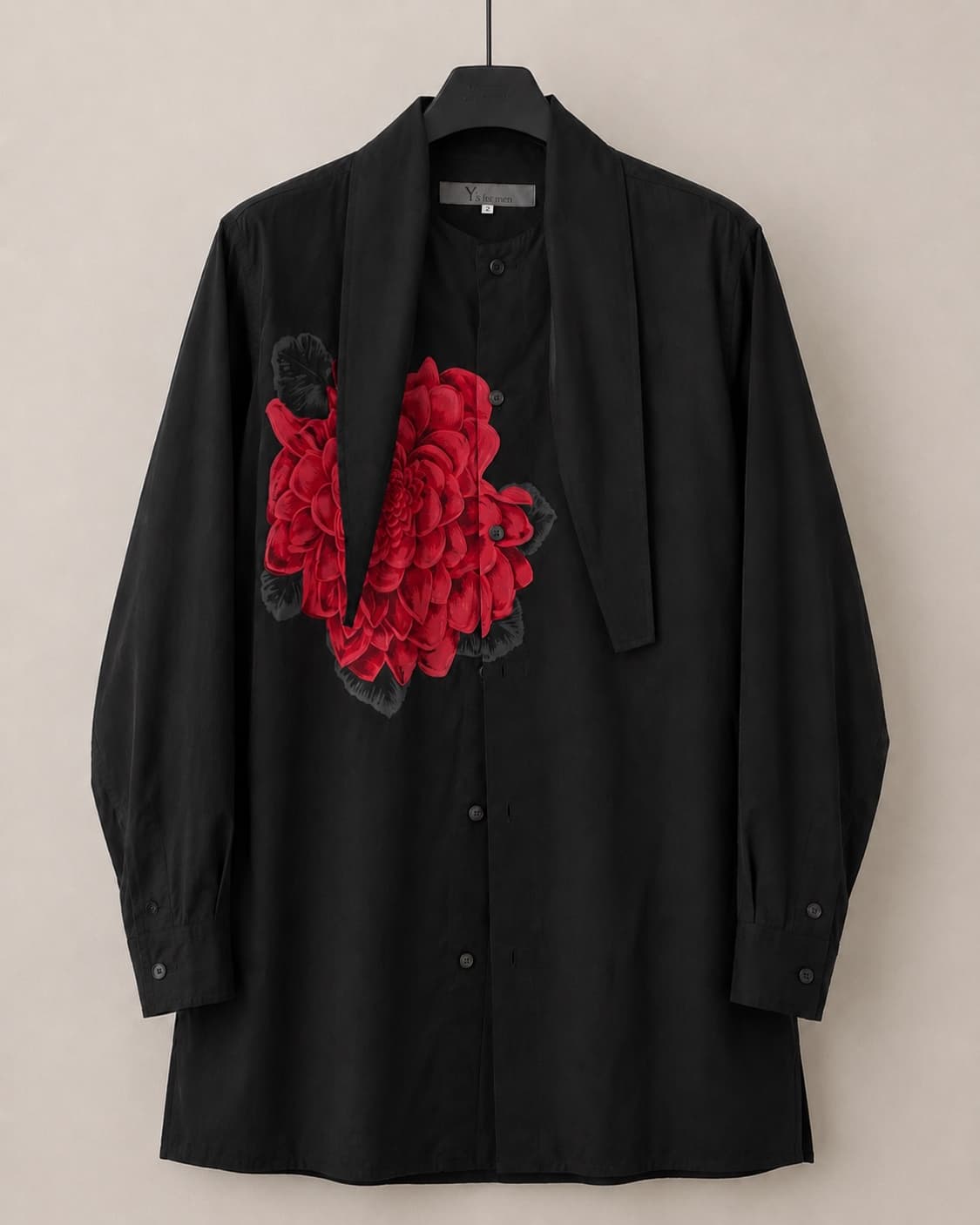 Yohji yamamoto Y's for men dahlia shirt 상품이미지1