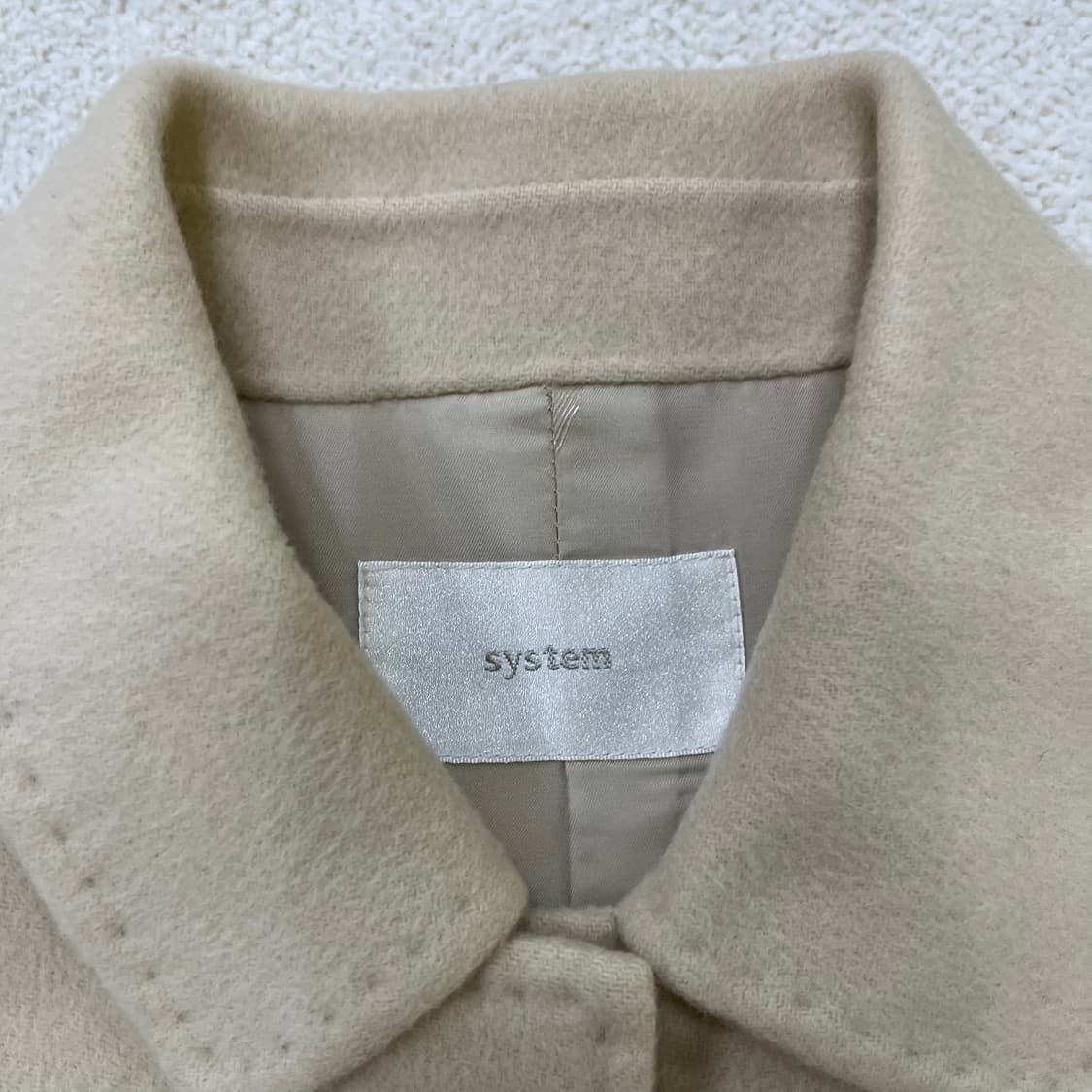 88 한섬 시스템 여성 울 반코트 0319M 상품이미지2