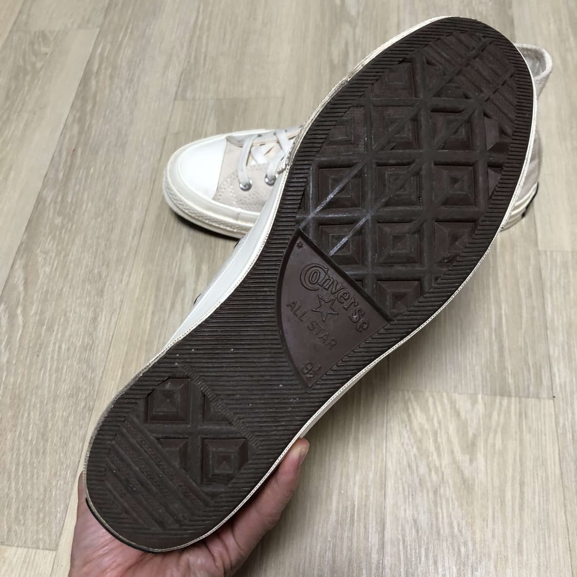 (280) 컨버스 CONVERSE 척70 하이 빈티지 캔버스 내추럴  상품이미지3
