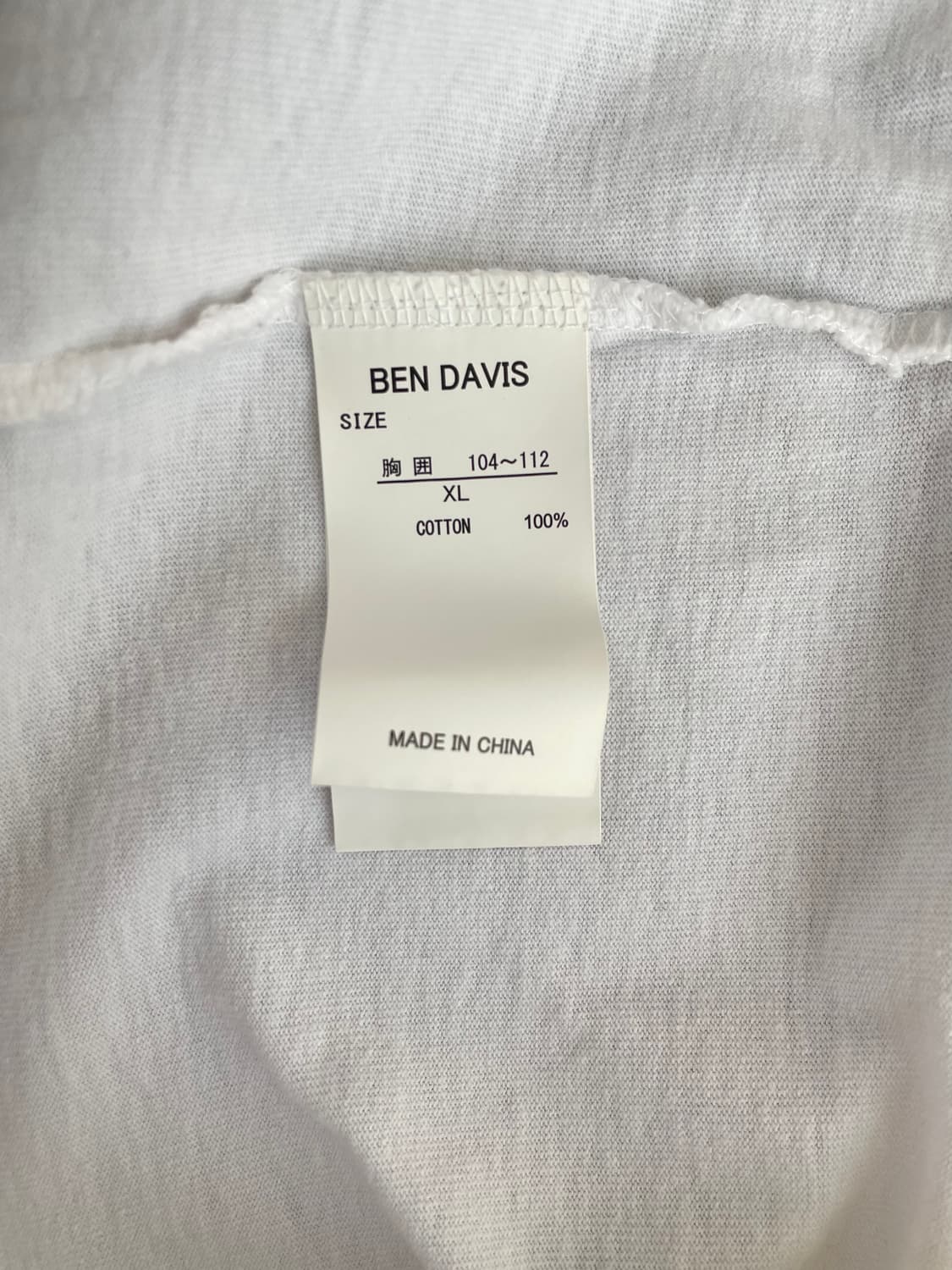 [XL] 벤 데이비슨 코튼 롱 슬리브 긴팔 티셔츠 상품이미지8