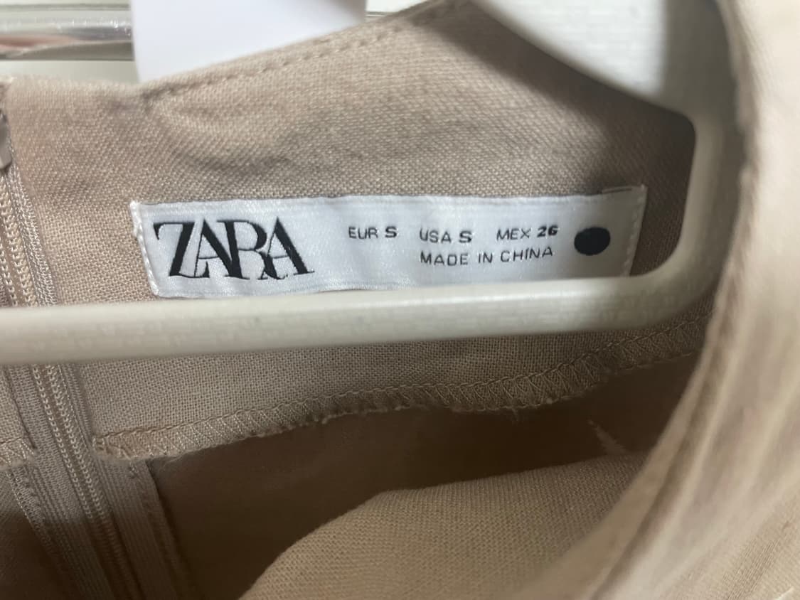 자라 린넨 자수 A라인 원피스 상품이미지3