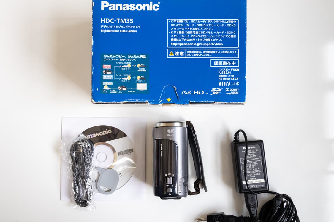 Panasonic HDC-TM35 / 빈티지 디지털 캠코더 상품이미지9
