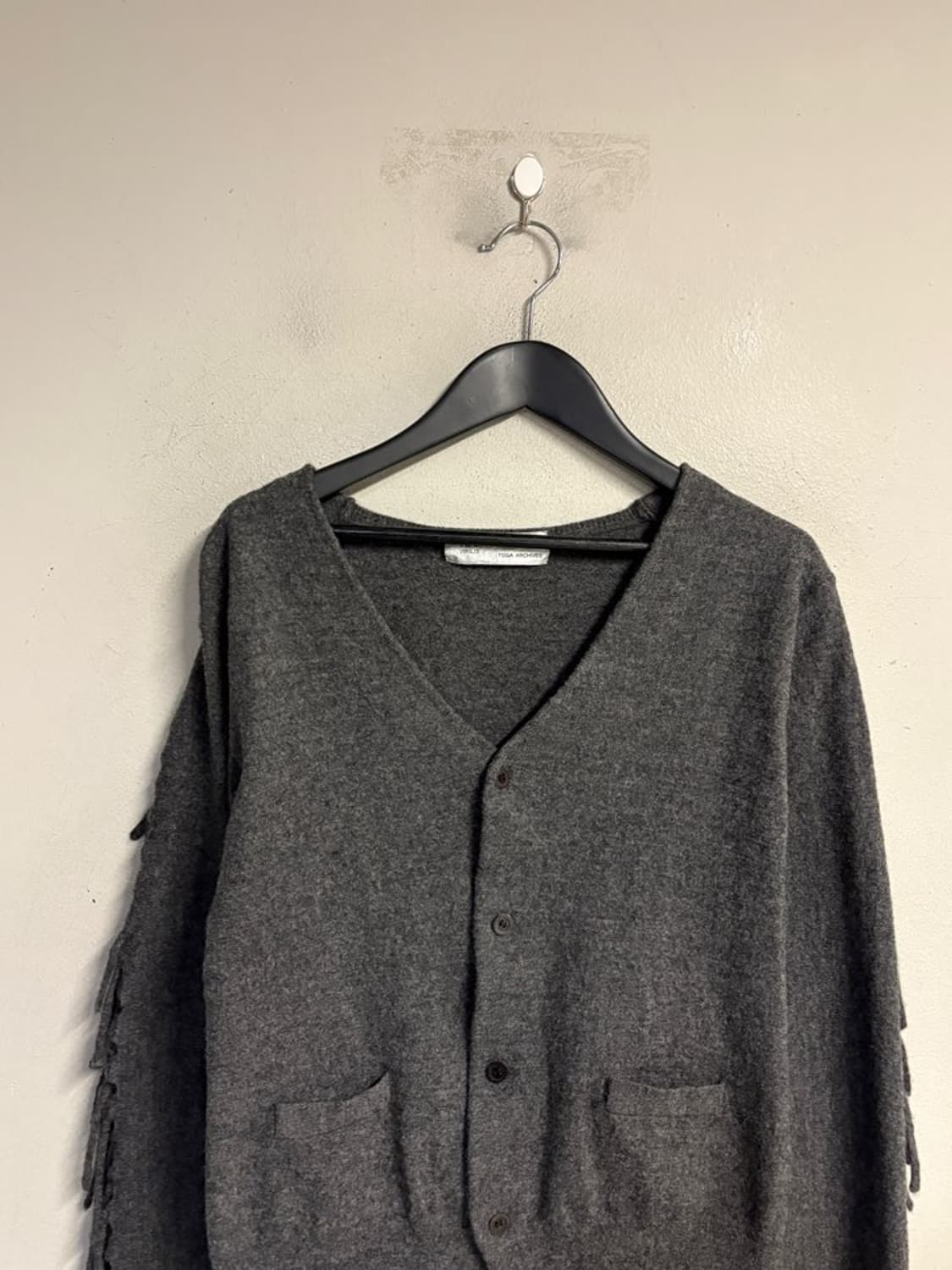 TOGA VIRILIS Fringe Knit Cardigan 상품이미지2
