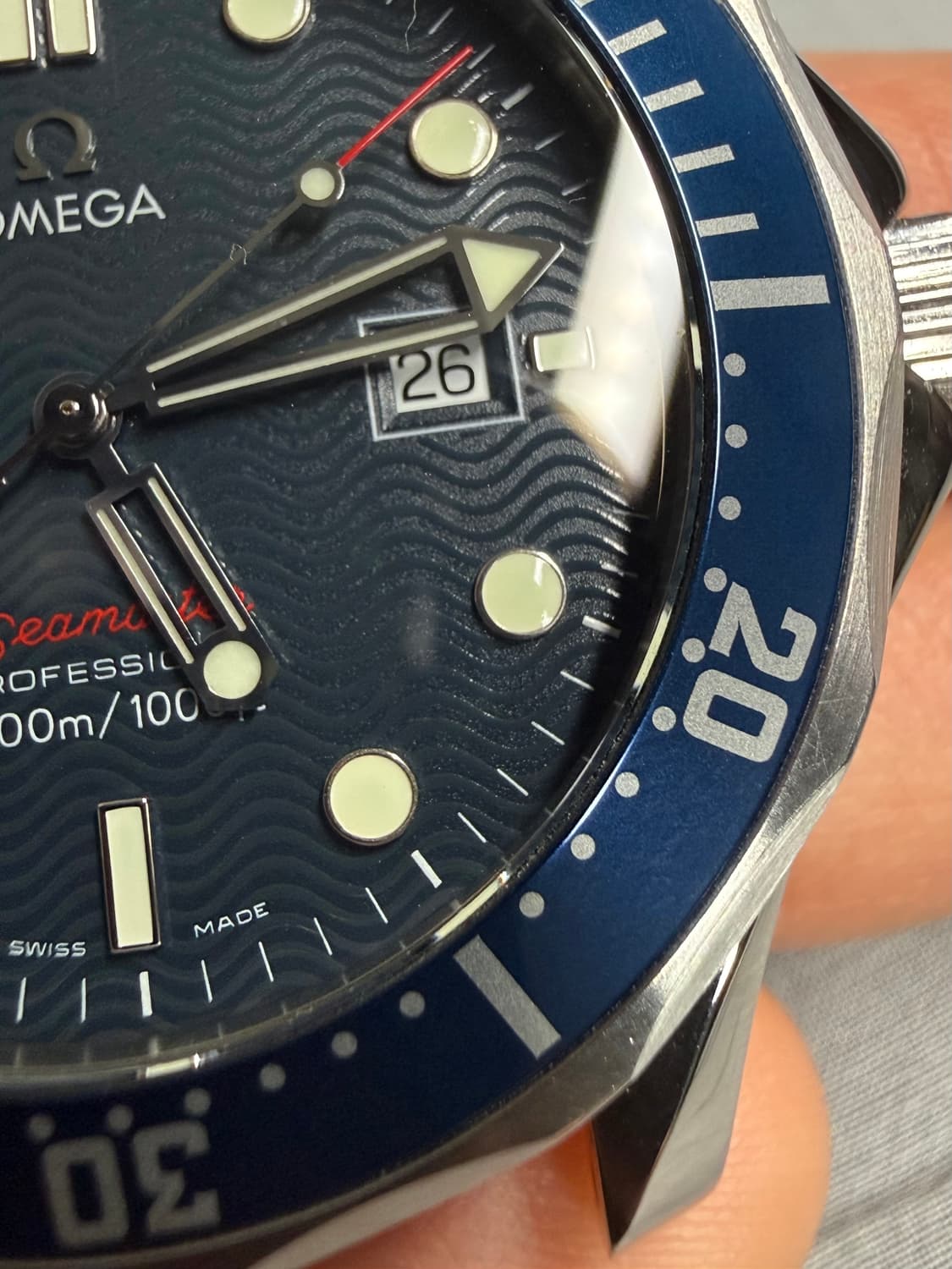 오메가 씨마스터 300 2세대 쿼츠 청판 41mm 상품이미지6