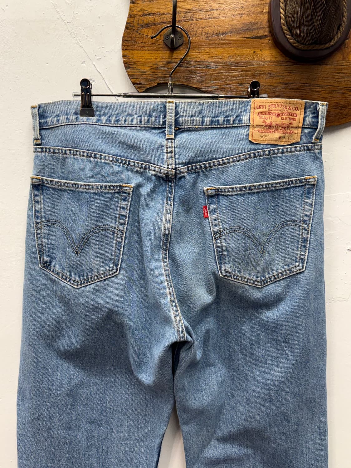 00s Levi's 505 Regular Straight Denim Pa 상품이미지1