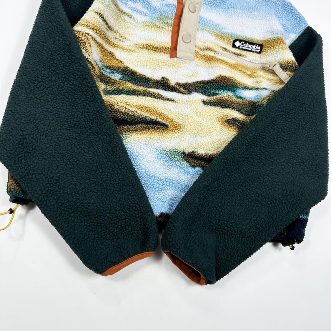 컬럼비아 크롭 반집업 후리스 맨투맨 (S 여성추천) 상품이미지4