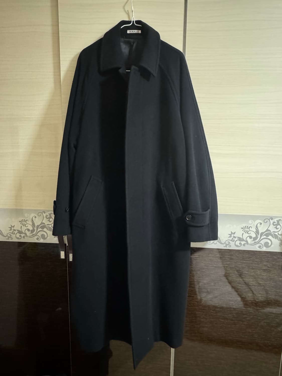 오라리(auralee)  캐시미어 울 모저코트 black 4size 상품이미지2