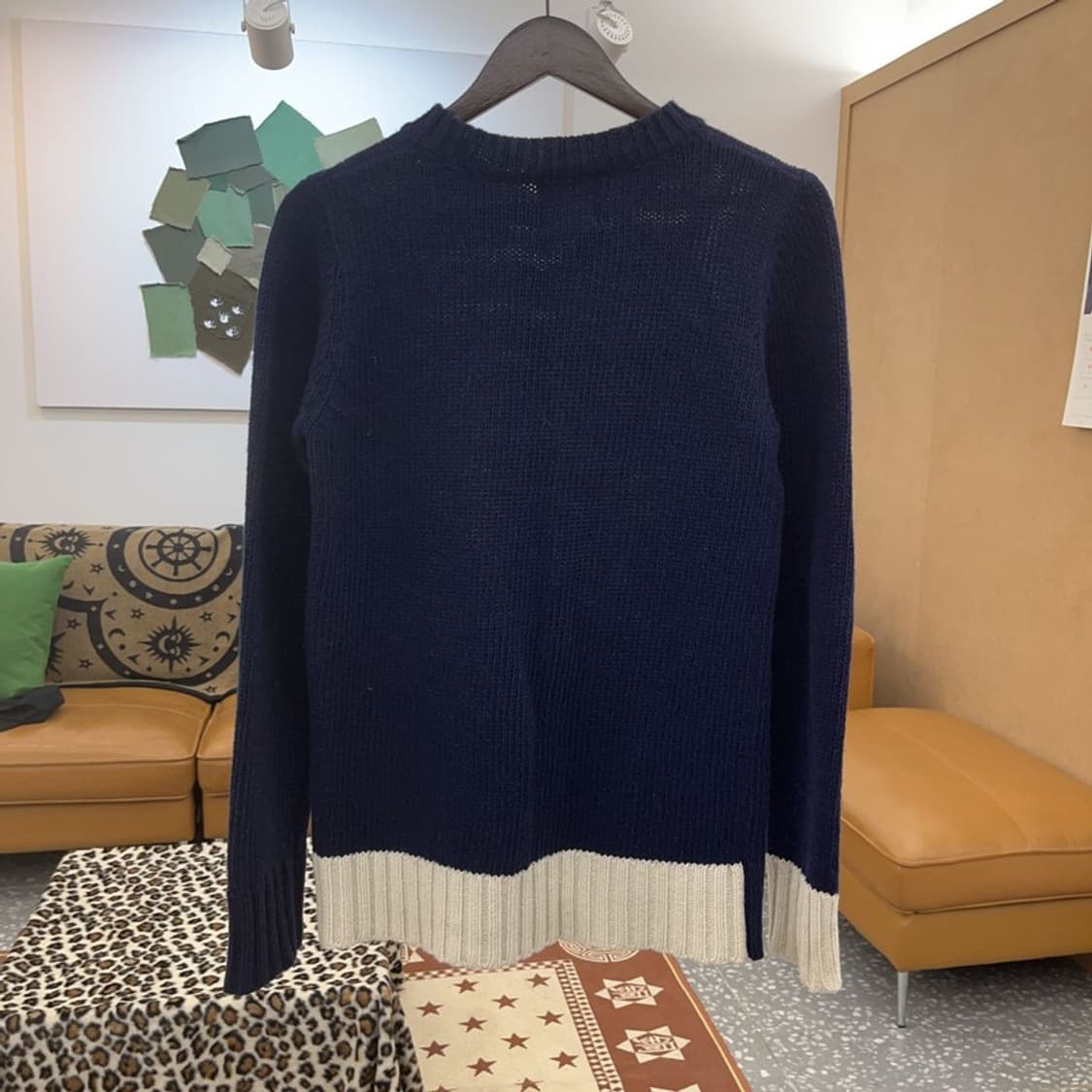 빔스 올드스쿨 레트로 캐주얼 펑크 뜨개 니트 90 C09008 상품이미지4