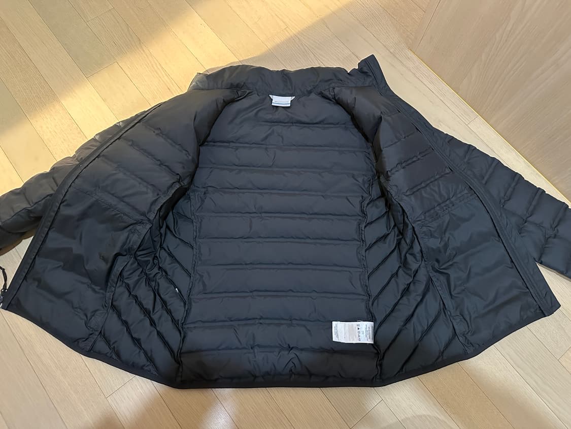컬럼비아 레이크 덕다운 오리털 경량패딩 L(100) 블랙 상품이미지7