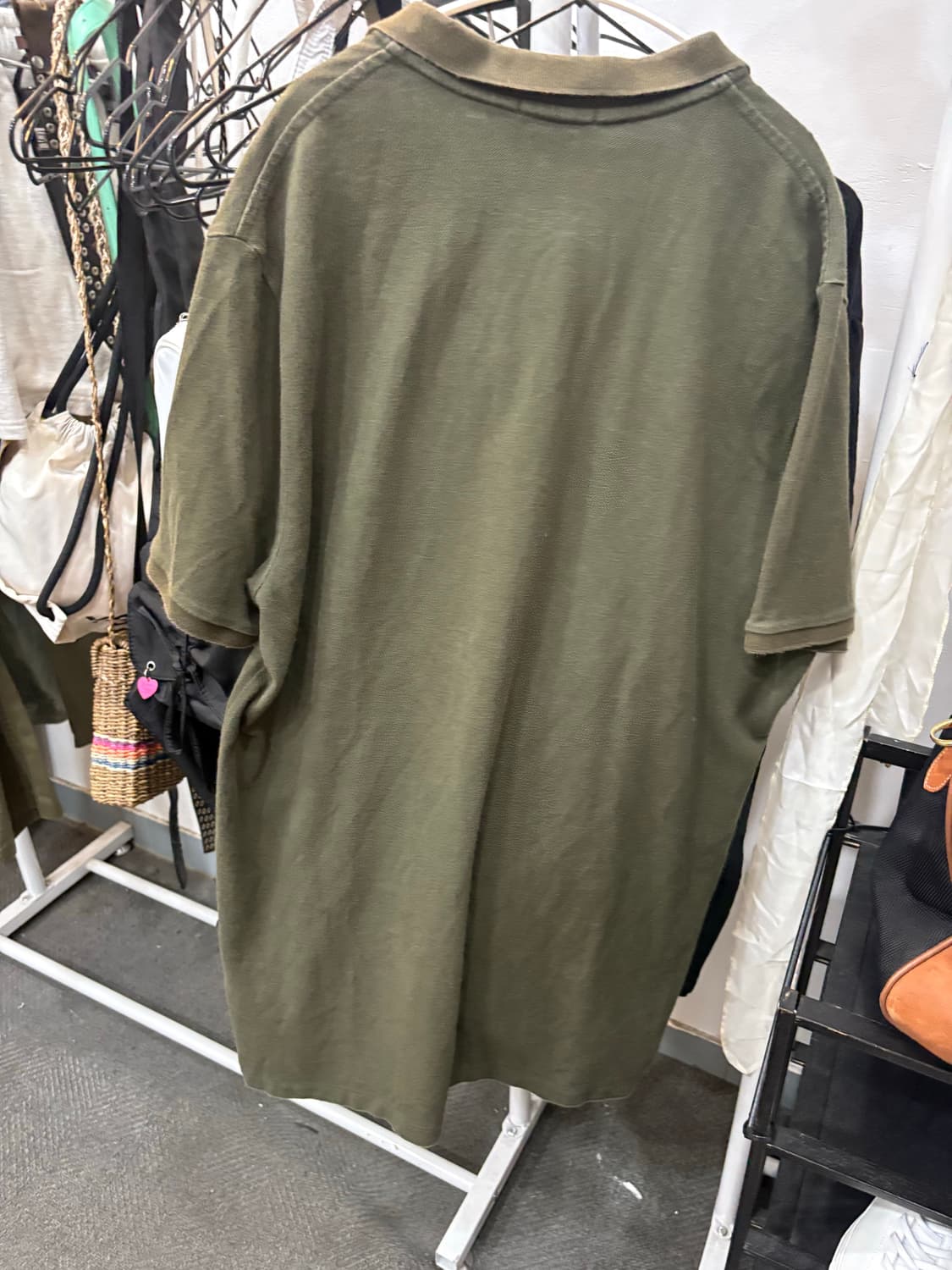 폴로 랄프로렌 클래식 핏 카라티 올리브 XL 상품이미지5