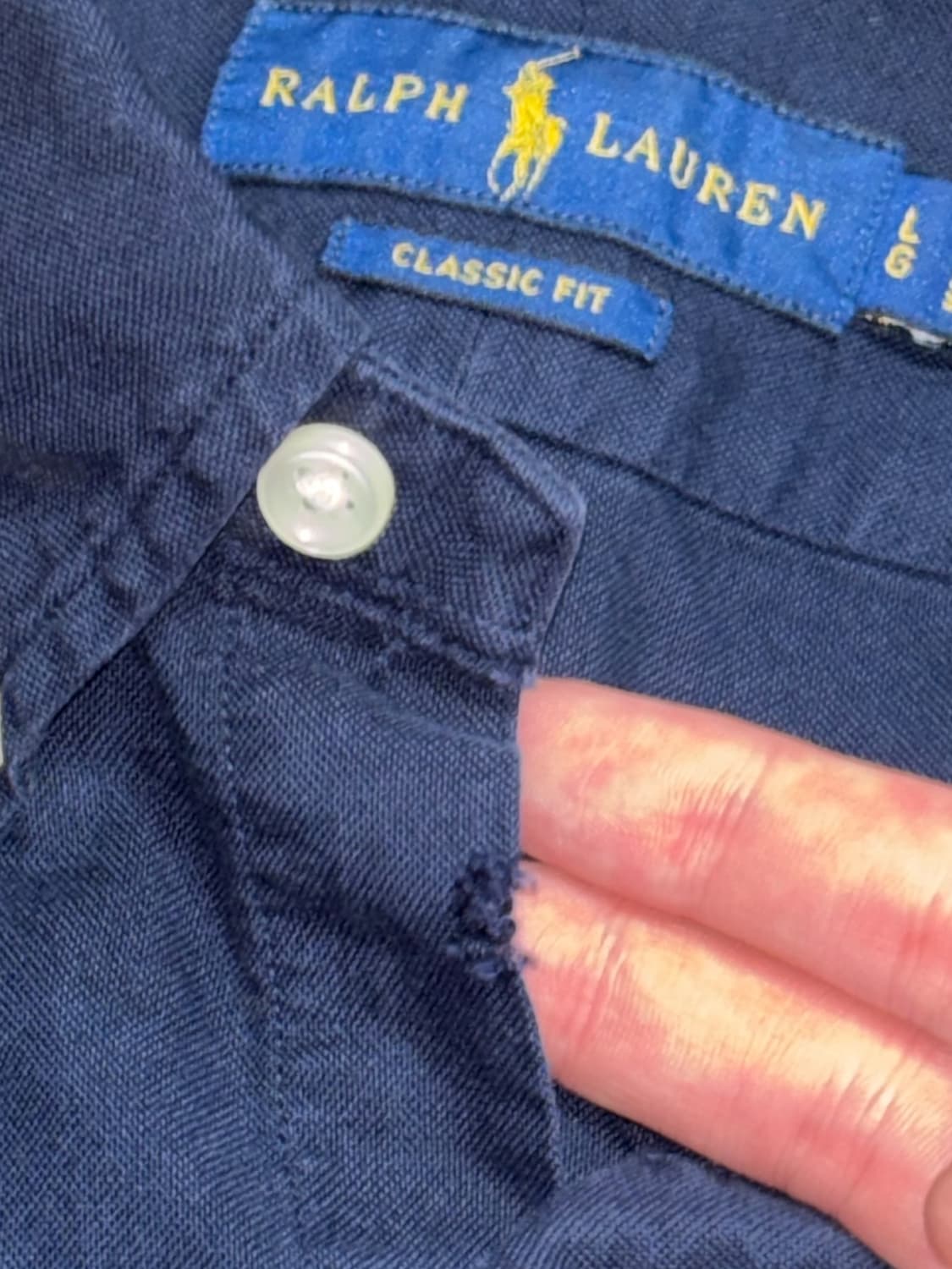 폴로 랄프로렌 네이비 셔츠 상품이미지7