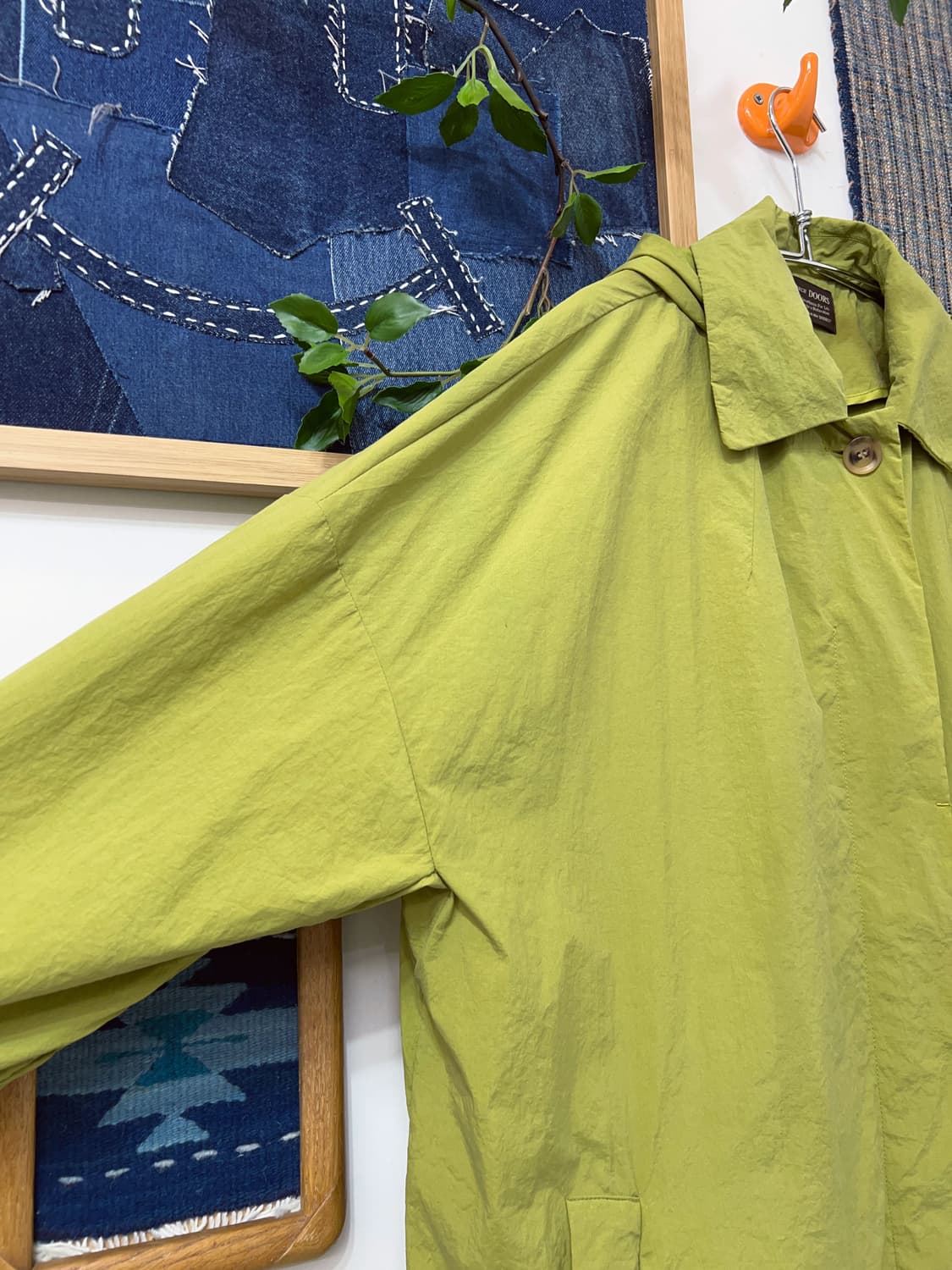 👧🏻URBAN RESEARCH DOORS Nylon Lime Coat 상품이미지5