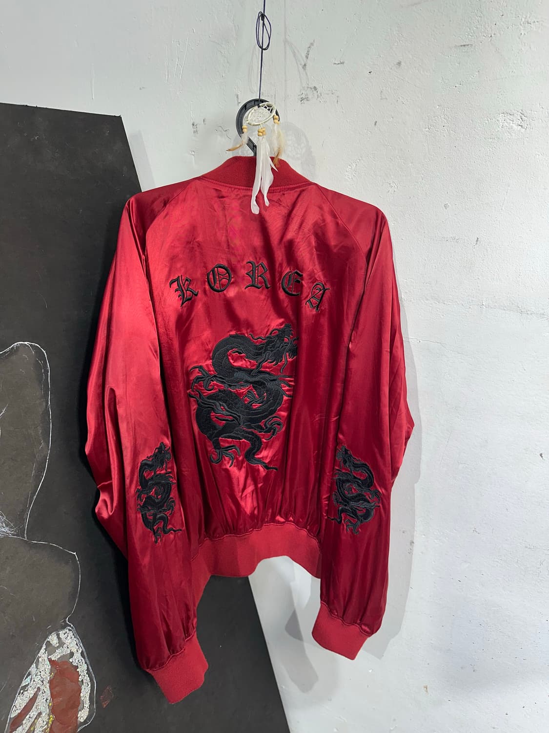 지드래곤 콜라보 빨강 스카잔 자켓 상품이미지8