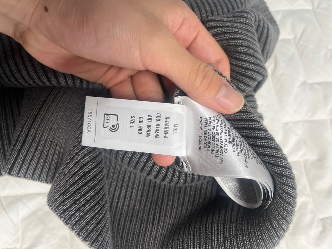 디젤kdarin니트롱슬리브크루넥셔츠 상품이미지4