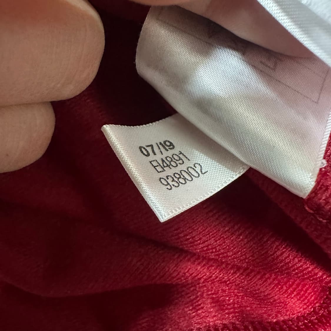 ✨ (바배) 아디다스 버건디 트랙탑 져지  상품이미지5