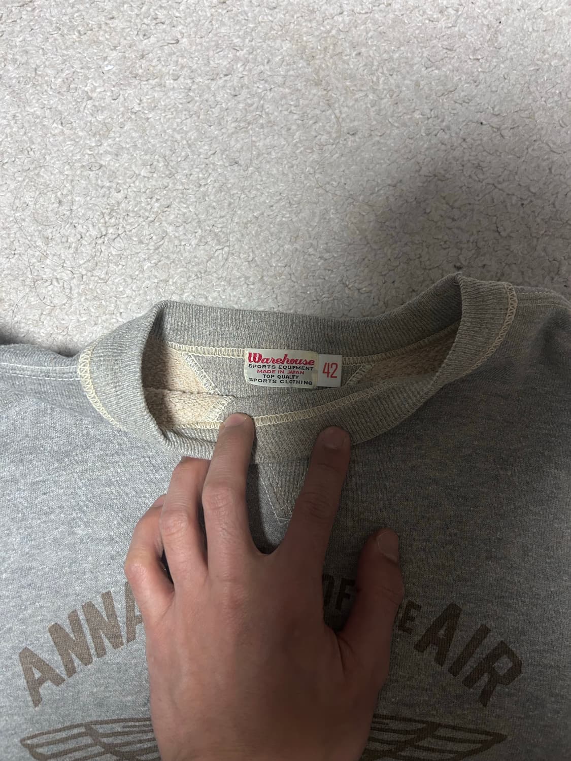 웨어하우스401,403 스웻 42사이즈 판매 상품이미지5