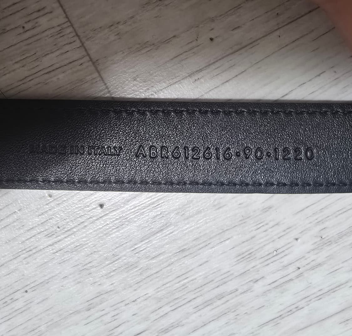 (정품) 생로랑 모노그램 빈티지 벨트 90사이즈 (명품 허리띠) 상품이미지6