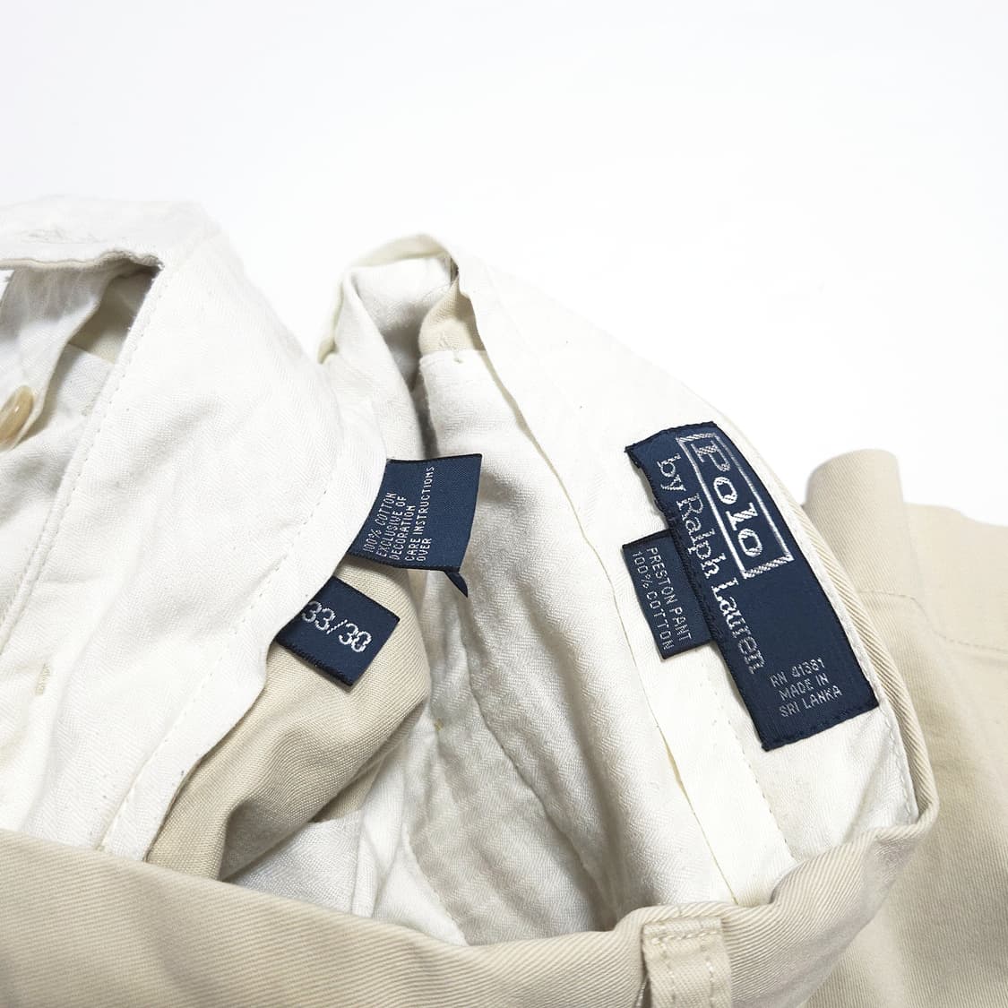 폴로 랄프로렌 프레스턴 치노 팬츠 크림 상품이미지7