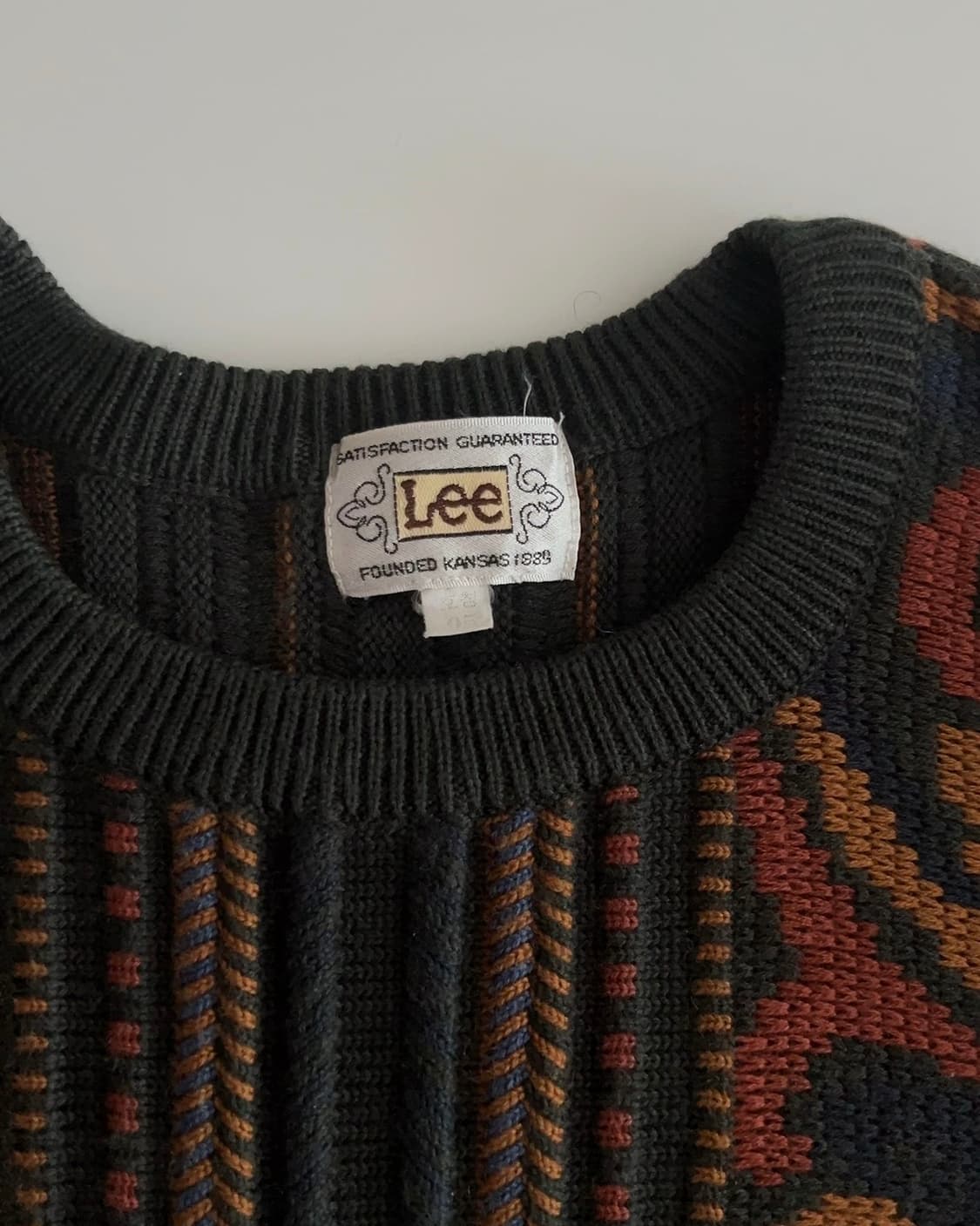 90s Lee 빈티지 패턴 니트 95 상품이미지5