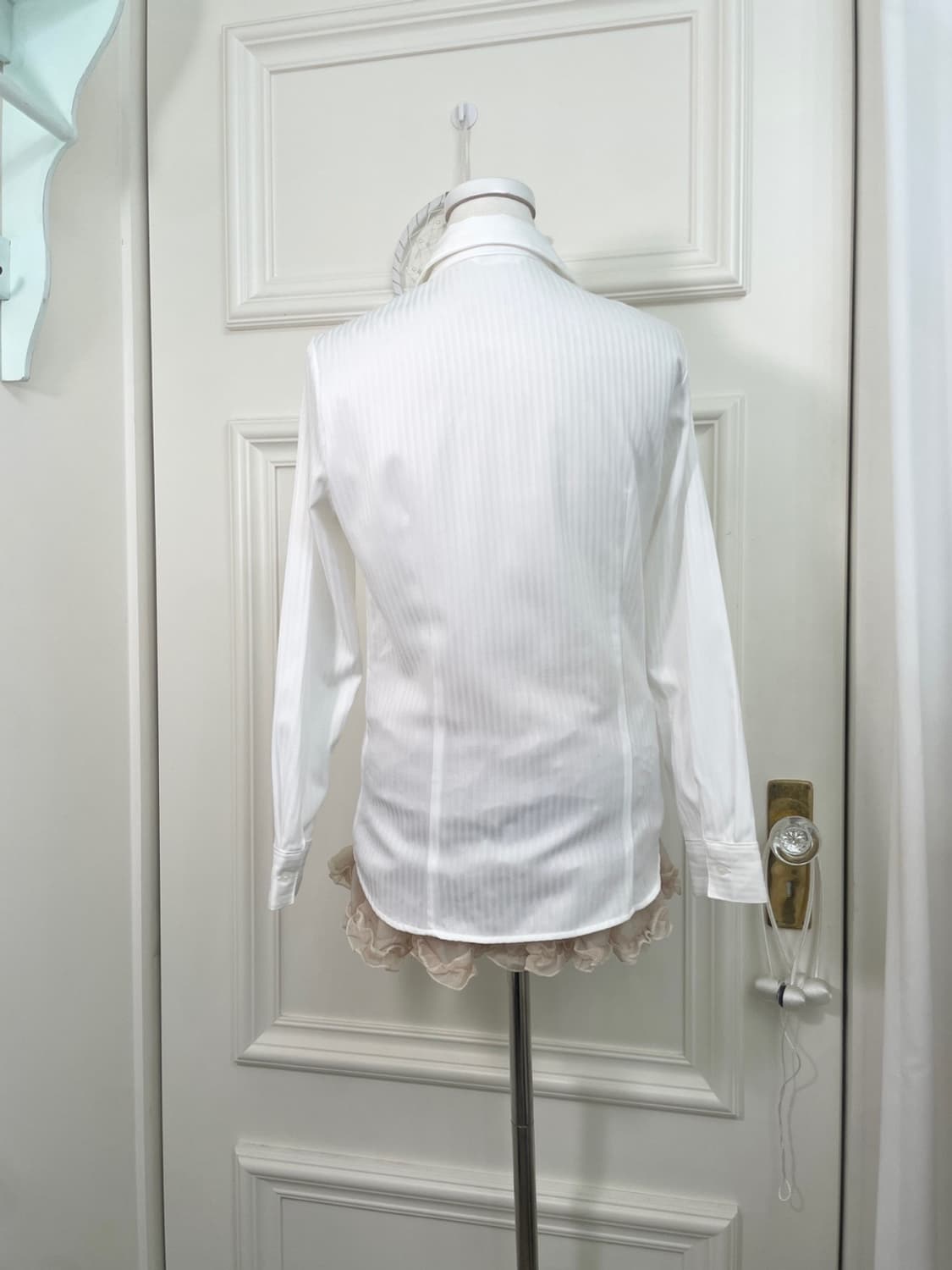 white basic line shirt(size-7) 상품이미지3