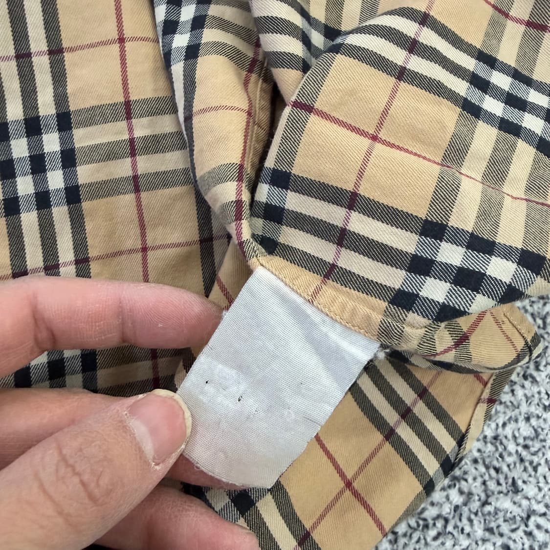 XL 버버리 노바체크 셔츠 0127H1 상품이미지6