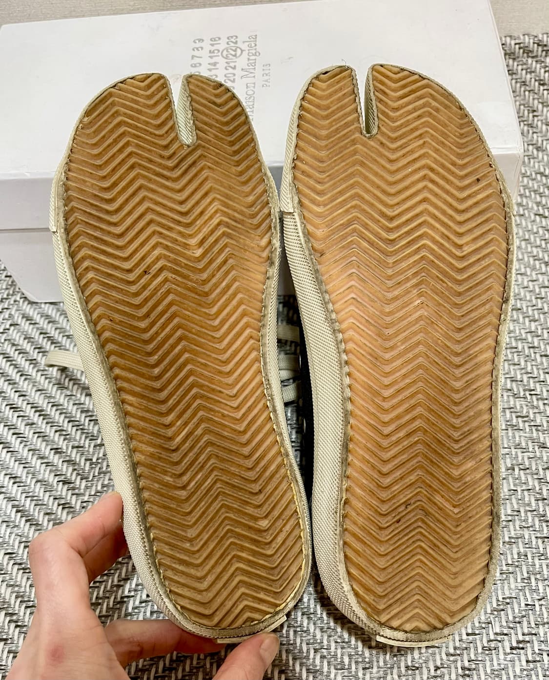 Maison Margiela 마르지엘라 타비 캔버스 로우 블랙/36.5 상품이미지8