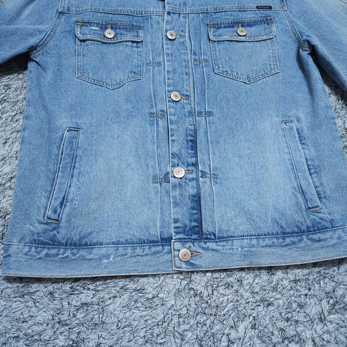 게스) XL 남자 데님자켓 청자켓 / 왕눈이샵 상품이미지4