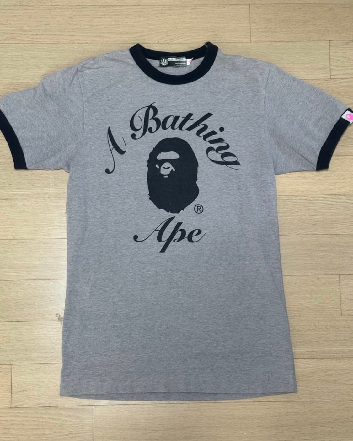 A Bathing Ape 에이프 90년대 반팔 링거 티셔츠 상품이미지1