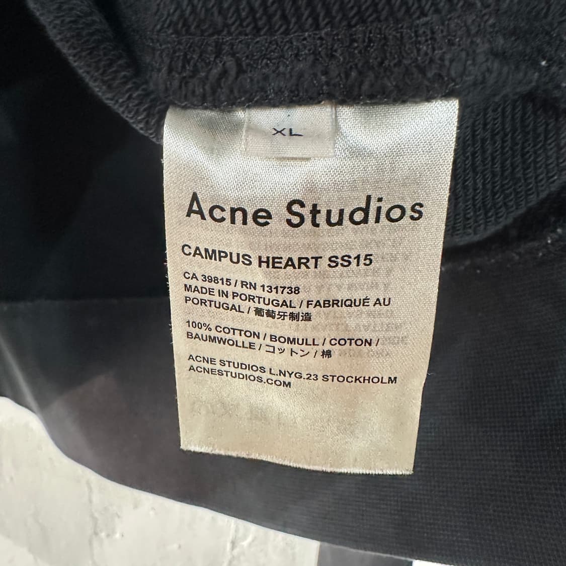 아크네스튜디오 캠퍼스 하트 맨투맨 XL 상품이미지4