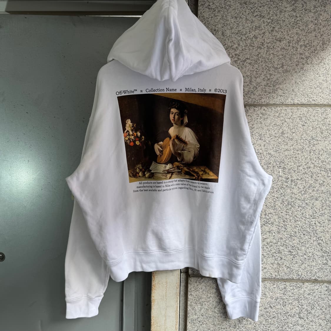 오프화이트 2013 카라바죠 후드티 상품이미지4