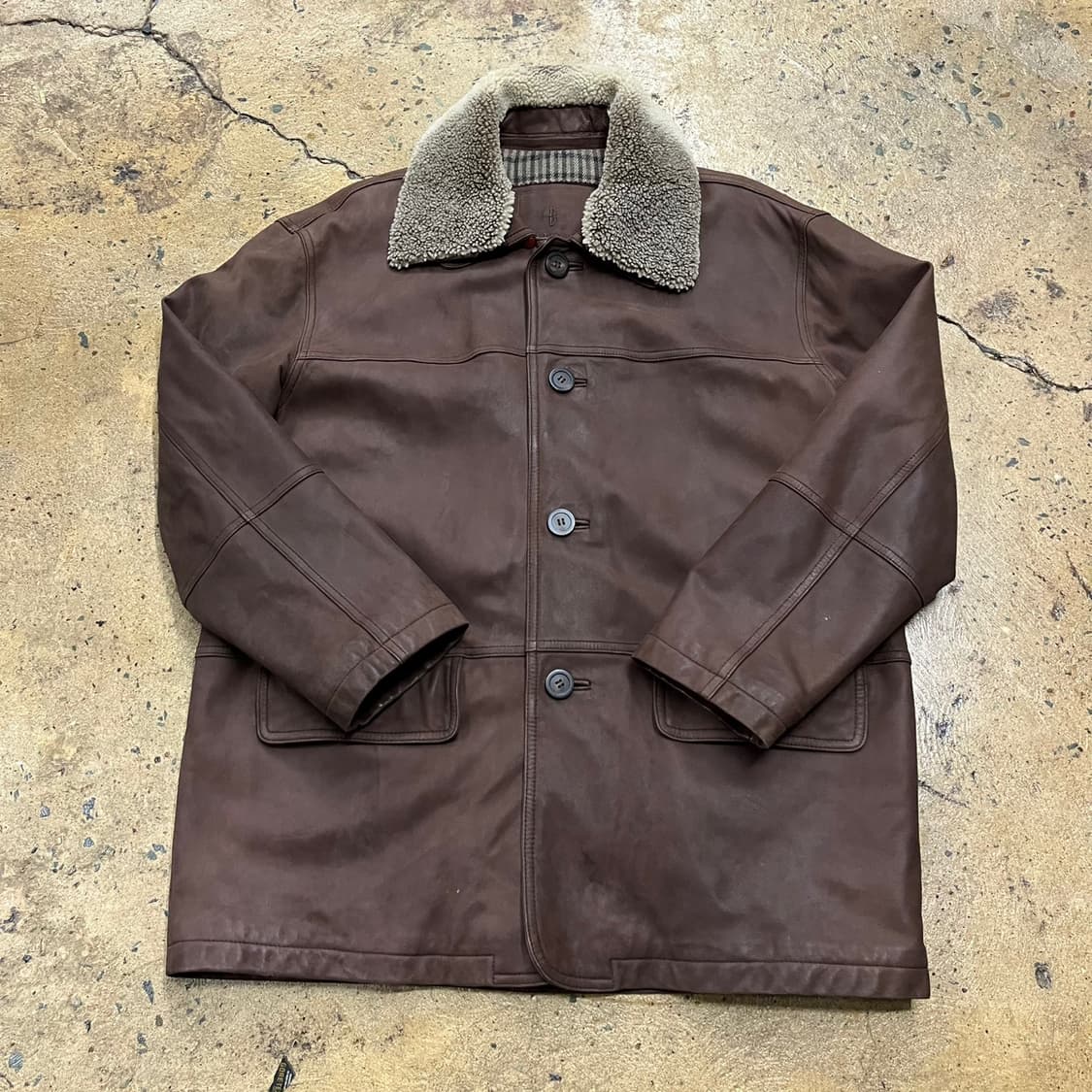 [정품/100] 빌트모어 빈티지 양가죽 스웨이드 카코트 b17 상품이미지2