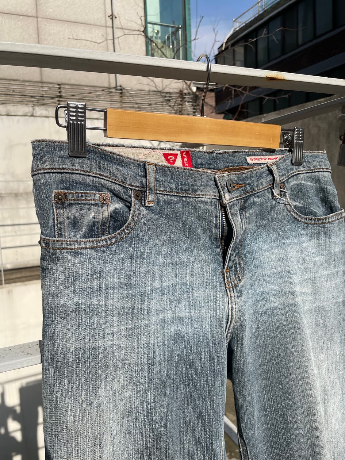 빈티지 guess 미니멀 부츠컷 데님팬츠 상품이미지2