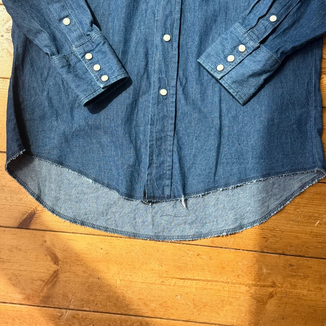 랭글러 웨스턴 데님셔츠 상품이미지5