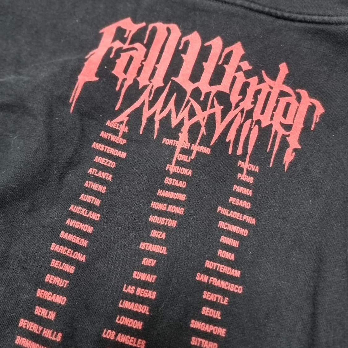 베트멍 블랙 시티로고 메탈 로고 후드티(free) 상품이미지5