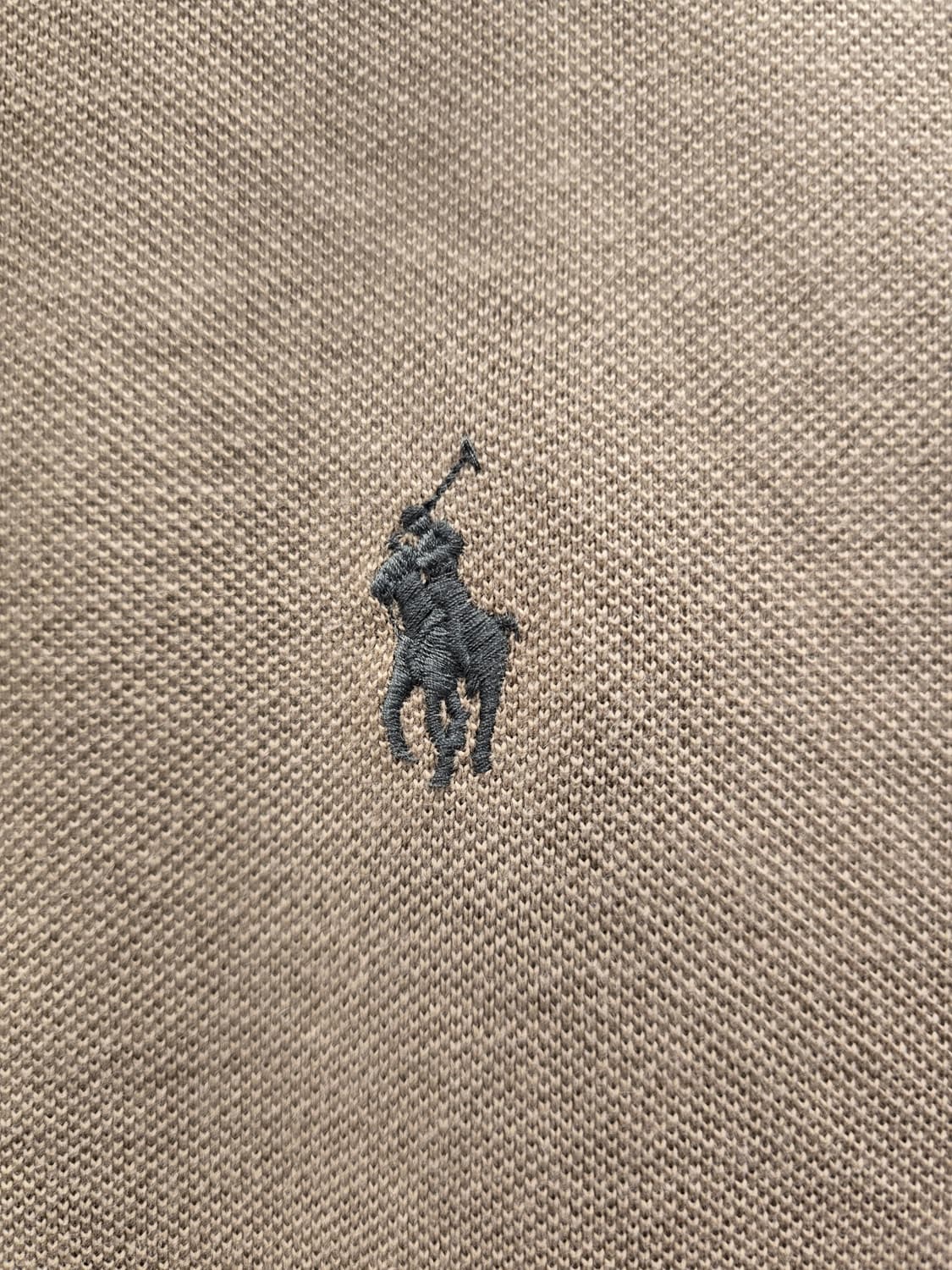 폴로 랄프로렌 카키 커스텀 슬림핏 카라티 반팔티L(100) 상품이미지4