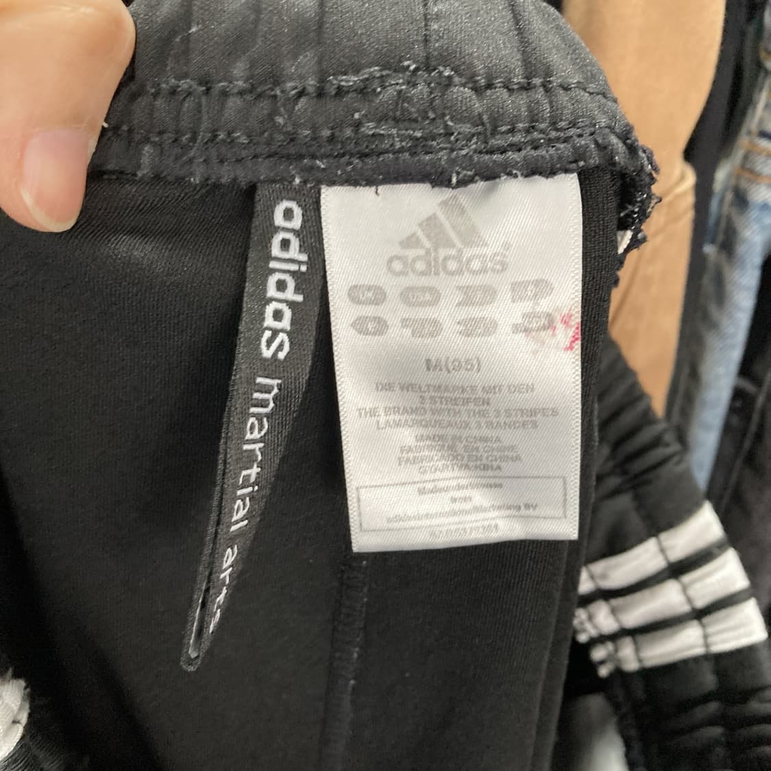 아디다스 트레이닝바지 트랙팬츠 블랙 M  상품이미지4