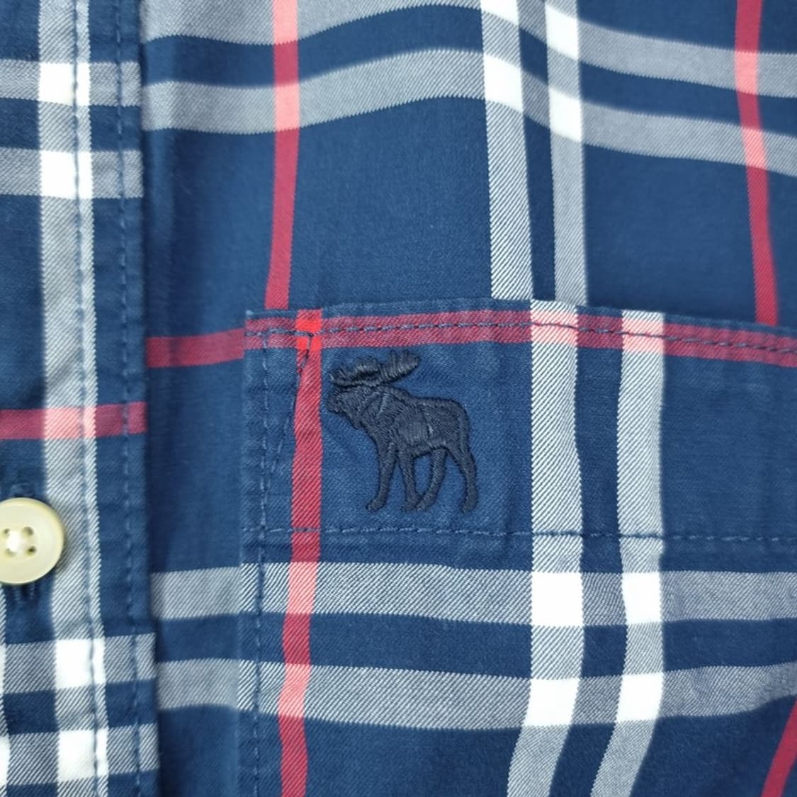 [아베크롬비] 로고 자수 빈티지 체크 셔츠 M19896 상품이미지7