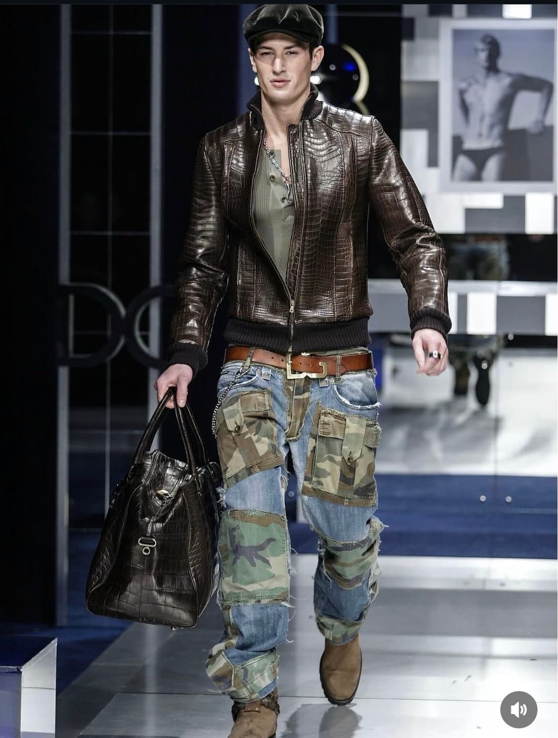 05FW 돌체앤가바나 하이브리드 카고 데님진 상품이미지1