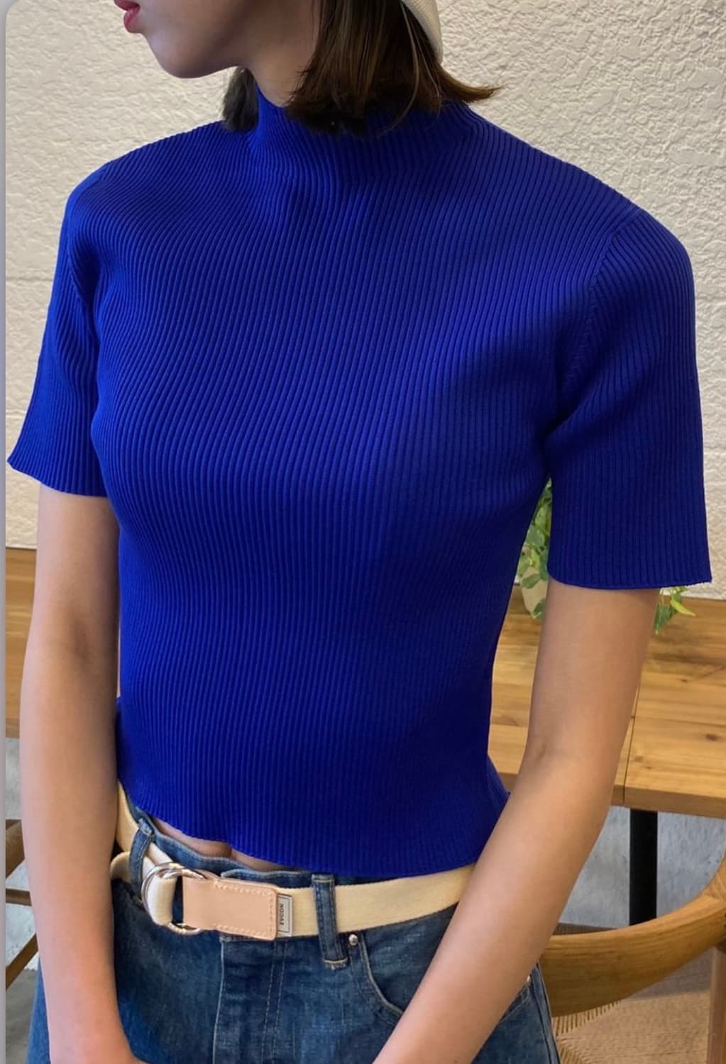 (새상품) cfcl 골지 탑 상품이미지4