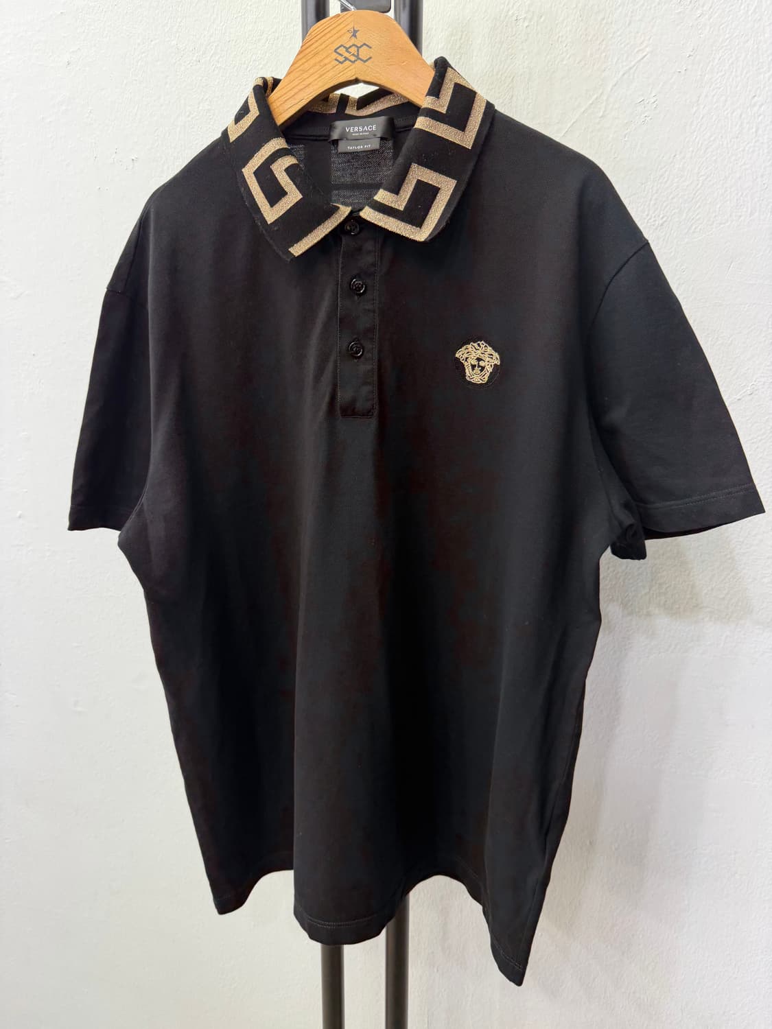 정품) 베르사체 신형 남성 블랙 메두사 PK 반팔티 XL 상품이미지3